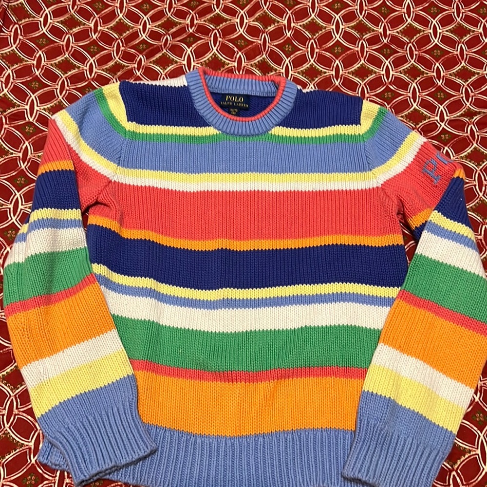 Polo Ralph Lauren Kids Multi-Colored Striped Sweater